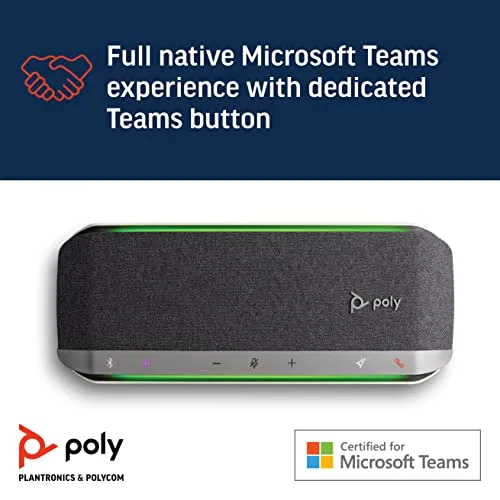 Plantronics Smart Speakerphone with Bluetooth Connectivity For Microsoft Teams