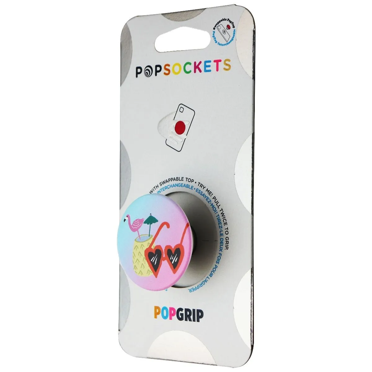 PopSockets PopGrip Expanding Stand and Grip with Swappable Top - Poolside