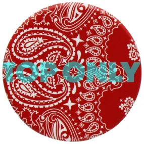 PopSockets PopGrip Swappable Top - Red Bandana (Top ONLY/No Base)