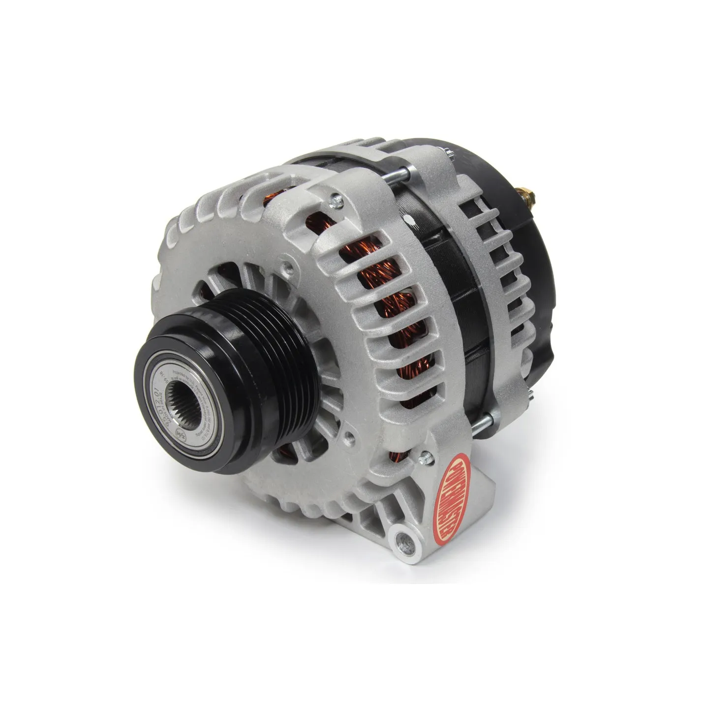 Powermaster Alternator - Denso Style - 220 amp - 12V - OEM 2-Pin - 6 Rib Serpentine Pulley6.2 L - GM LS-Series - Chevy Camaro 2010-15