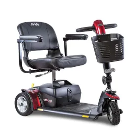 Pride Mobility Go-Go Sport 3-Wheel S73 Mobility Scooter w/ Red & Blue Shrouds