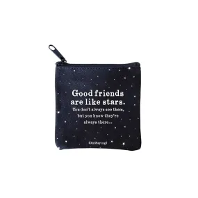 "good friends" mini pouch