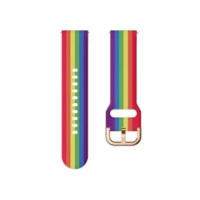 Rainbow Watch Straps compatible with the Google Pixel Watch 2