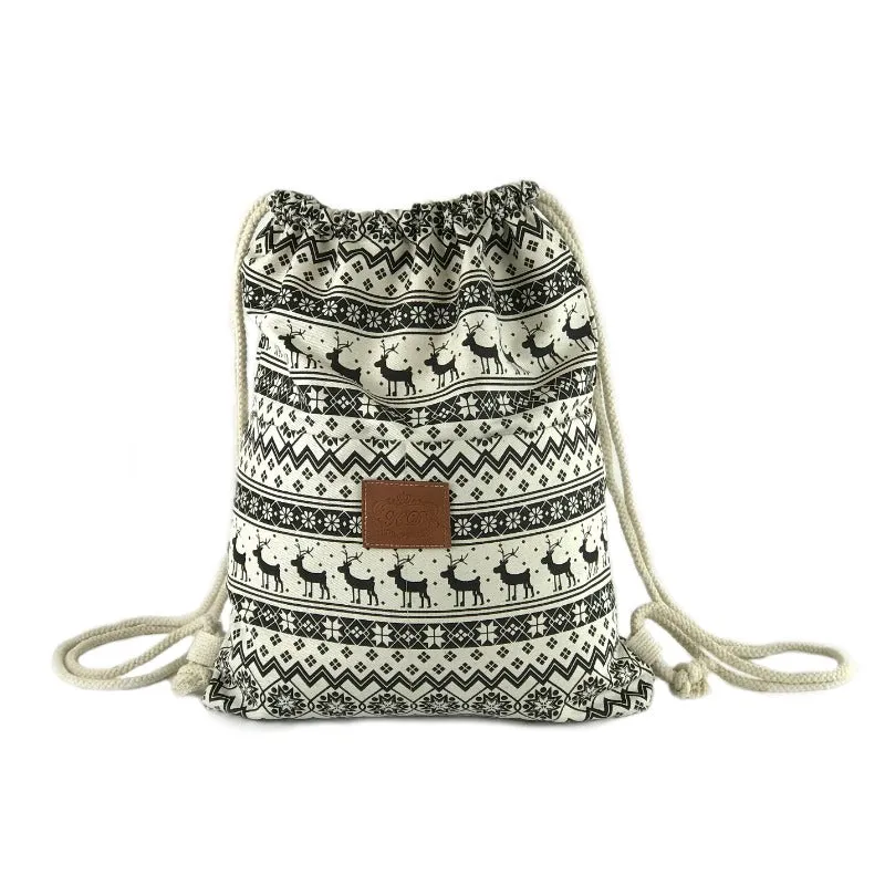 Reindeer Backpack Beach Bag