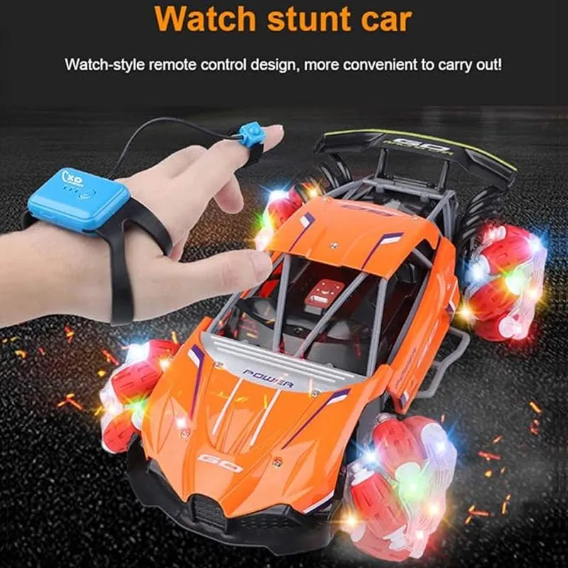 Remote Control Watch Sensor Stunt Car