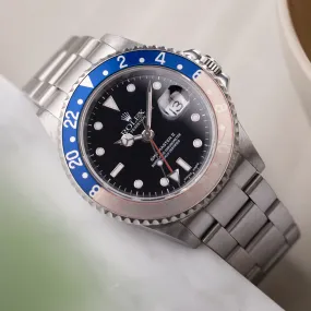 Rolex GMT-Master 2 16710 Faded Pepsi Bezel ‘Swiss Made’ Dial