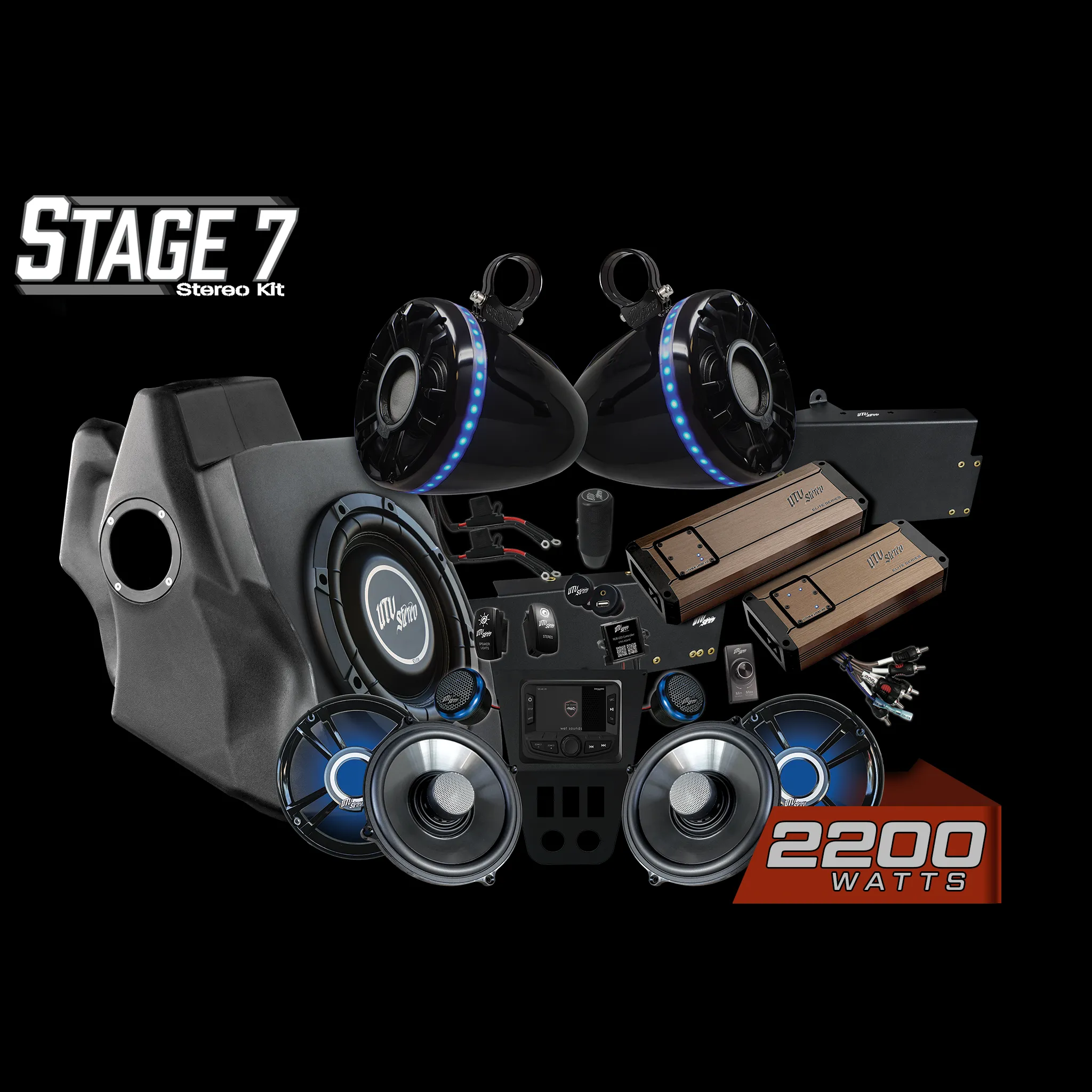 RZR® Pro Series Elite Stage 7 Stereo Kit | UTVS-PRO-S7-E