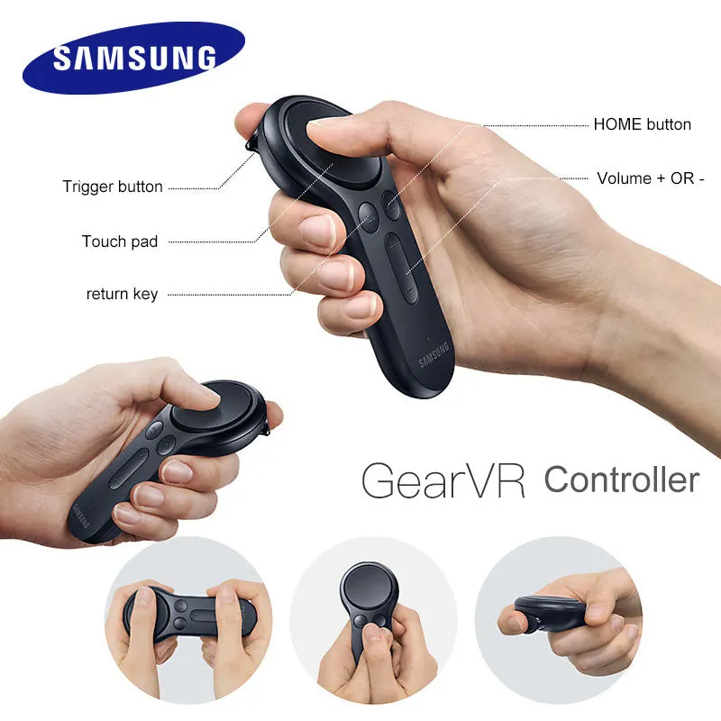 SAMSUNG Gear VR 5.0 Virtual Reality Glasses Support Samsung Galaxy S8 S8  Note7 Note 5 S6 S7 S7Edge S9 S9 Gear Remote Controller