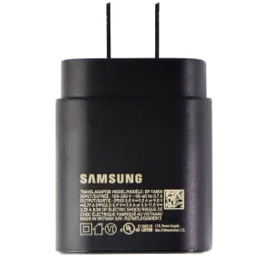 Samsung Super Fast Charging USB-C (Type C) Wall Charger - Black (EP-TA800)