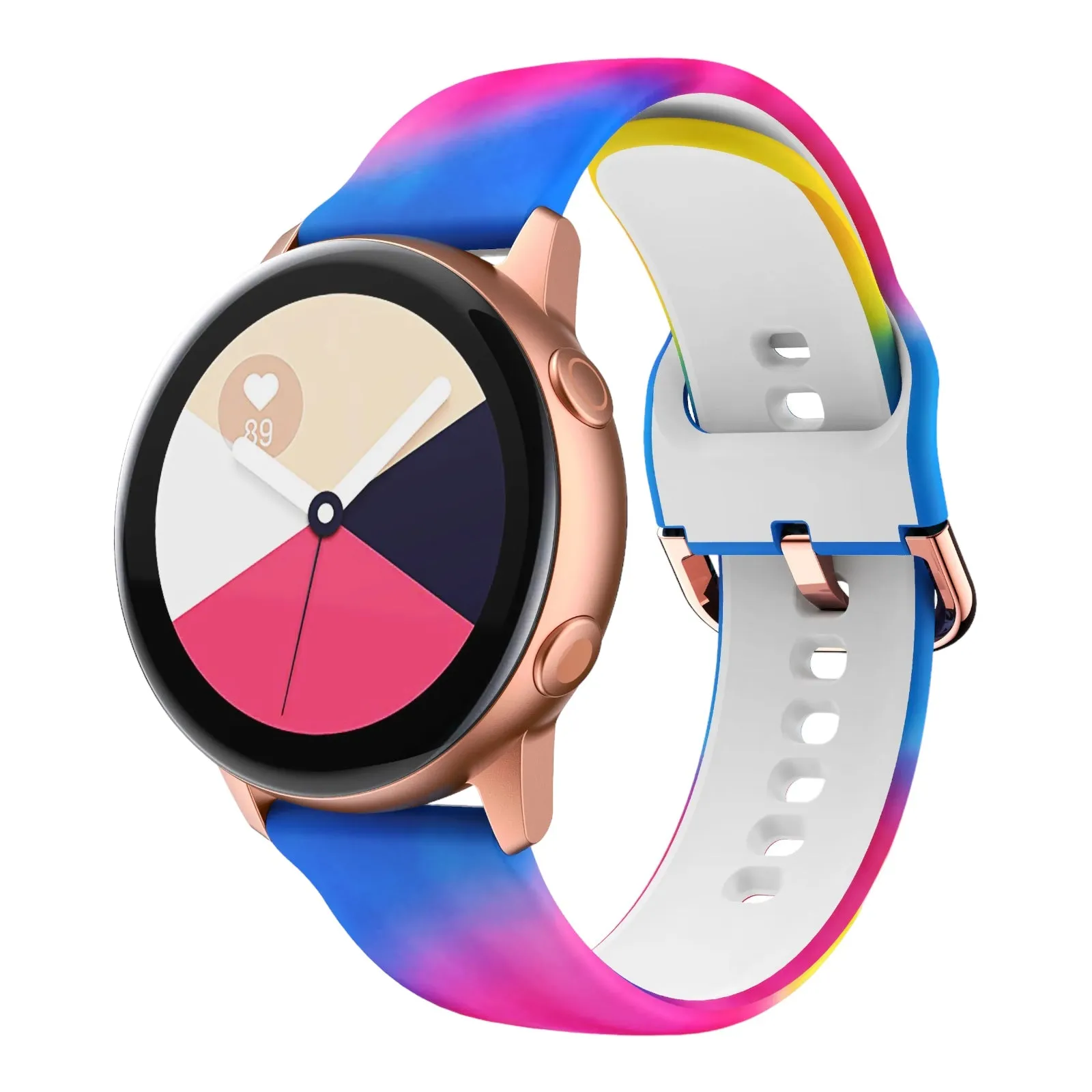 Silicone Pattern Watch Straps compatible with the Samsung Galaxy Watch 7 (40mm)