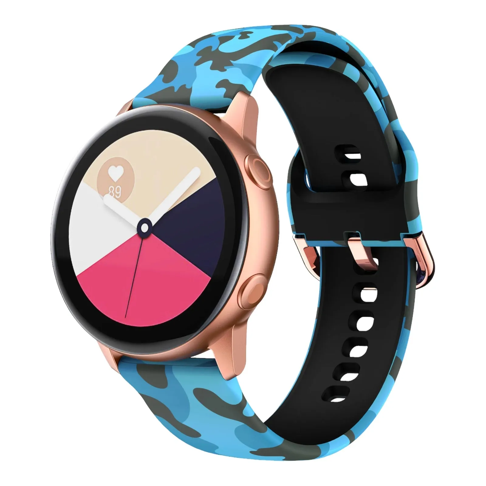 Silicone Pattern Watch Straps compatible with the Samsung Galaxy Watch 7 (40mm)