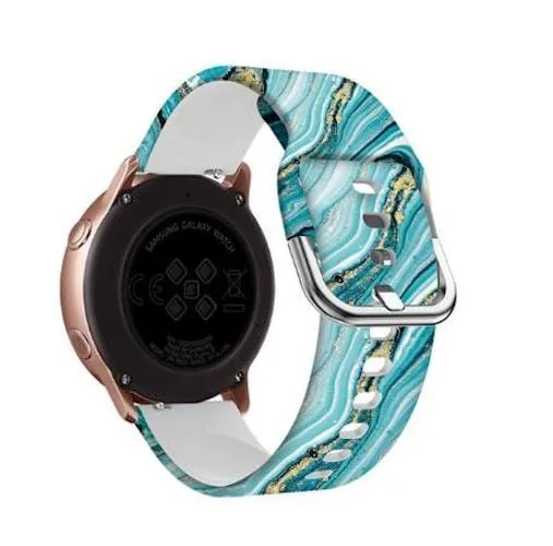 Silicone Pattern Watch Straps compatible with the Samsung Galaxy Watch 7 (40mm)