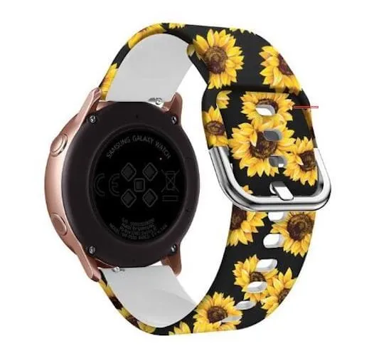 Silicone Pattern Watch Straps compatible with the Samsung Galaxy Watch 7 (40mm)