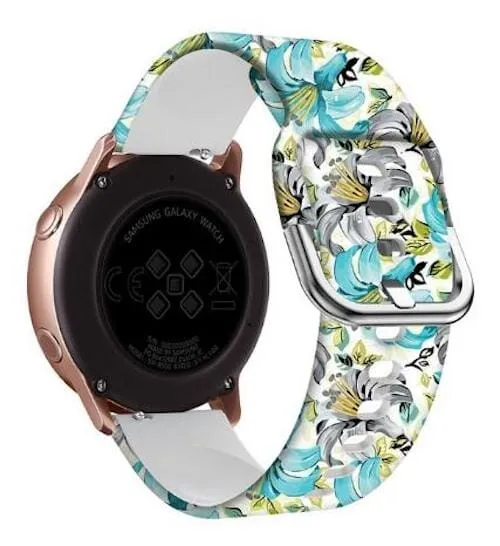 Silicone Pattern Watch Straps compatible with the Samsung Galaxy Watch 7 (40mm)