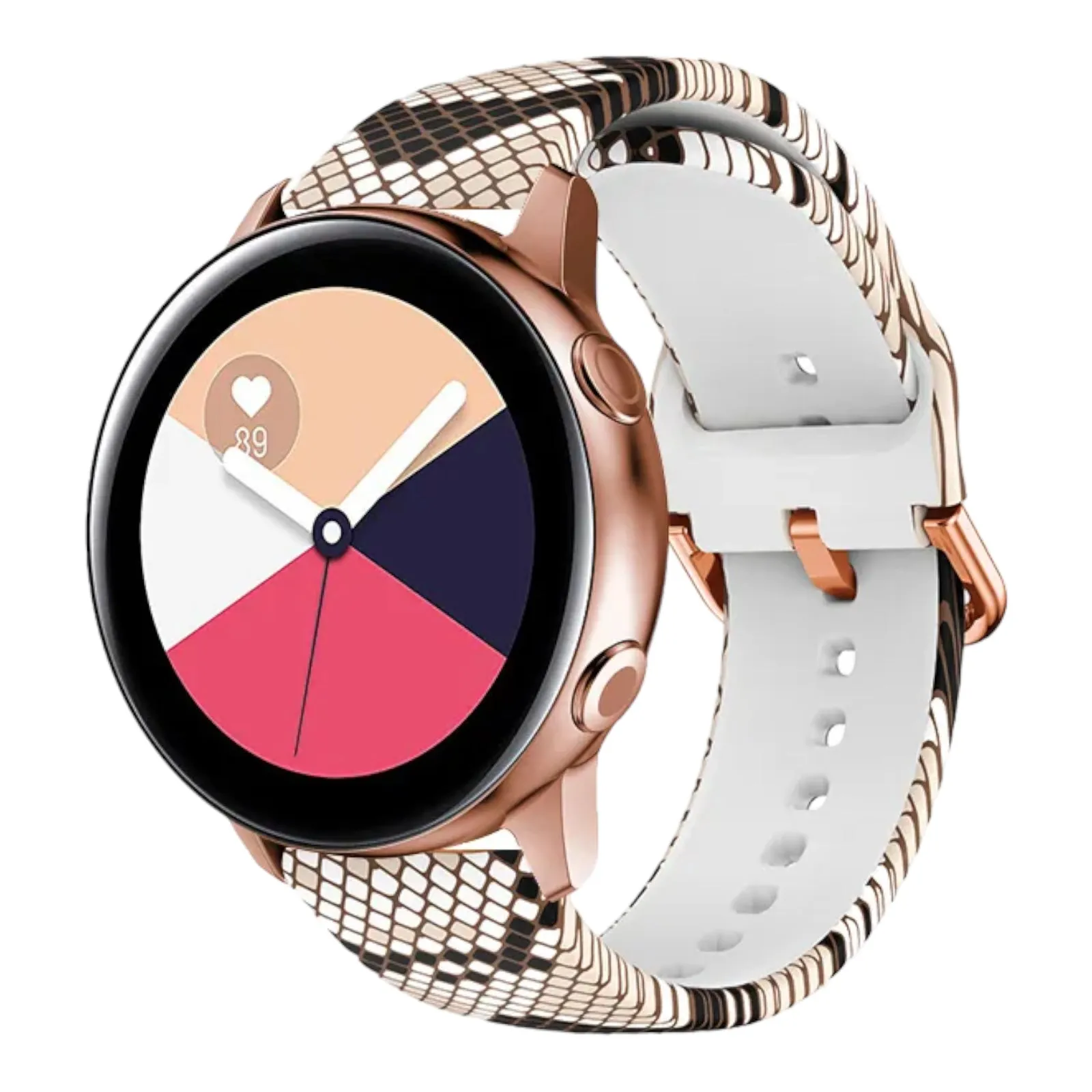 Silicone Pattern Watch Straps compatible with the Samsung Galaxy Watch 7 (40mm)