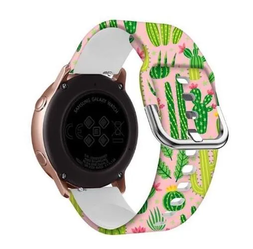 Silicone Pattern Watch Straps compatible with the Samsung Galaxy Watch 7 (40mm)