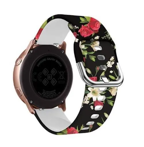 Silicone Pattern Watch Straps compatible with the Samsung Galaxy Watch 7 (40mm)