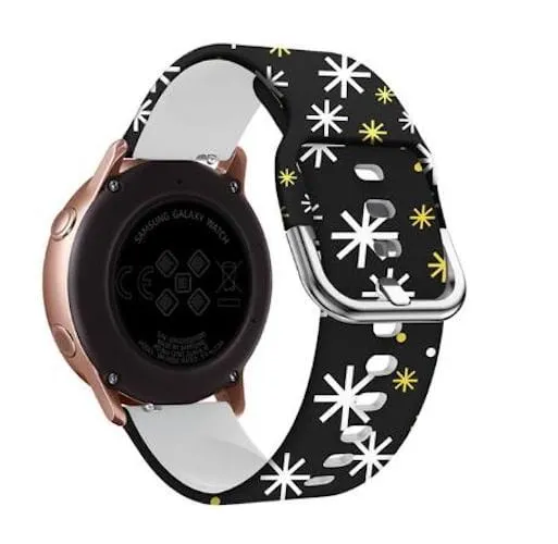 Silicone Pattern Watch Straps compatible with the Samsung Galaxy Watch 7 (40mm)