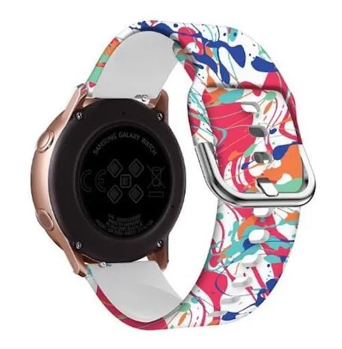 Silicone Pattern Watch Straps compatible with the Samsung Galaxy Watch 7 (40mm)