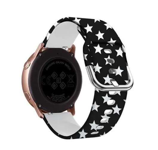 Silicone Pattern Watch Straps compatible with the Samsung Galaxy Watch 7 (40mm)