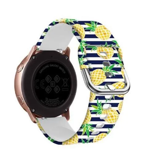 Silicone Pattern Watch Straps compatible with the Samsung Galaxy Watch 7 (40mm)