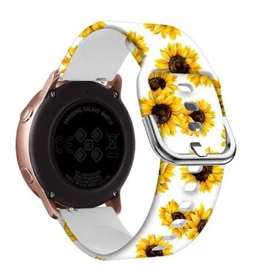 Silicone Pattern Watch Straps compatible with the Samsung Galaxy Watch 7 (40mm)