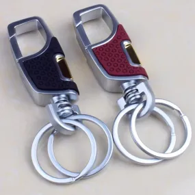 Sleek Twist Double Switch Keychain Clip