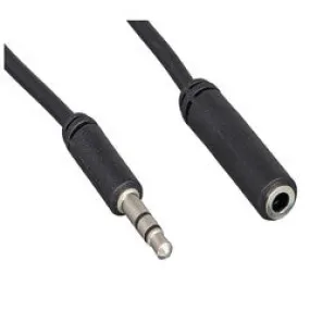 Slim Mold 3.5mm Stereo Extension Cable, 3.5mm Male to 3.5mm Female, 25 foot