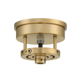 Slope Mount Adapter in Satin Brass