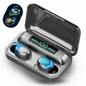 SMAXPRO™ In-Ear Bluetooth Earbuds: Charging Case, Mic (iOS/Android, TWS Wireless Earphones, Waterproof)