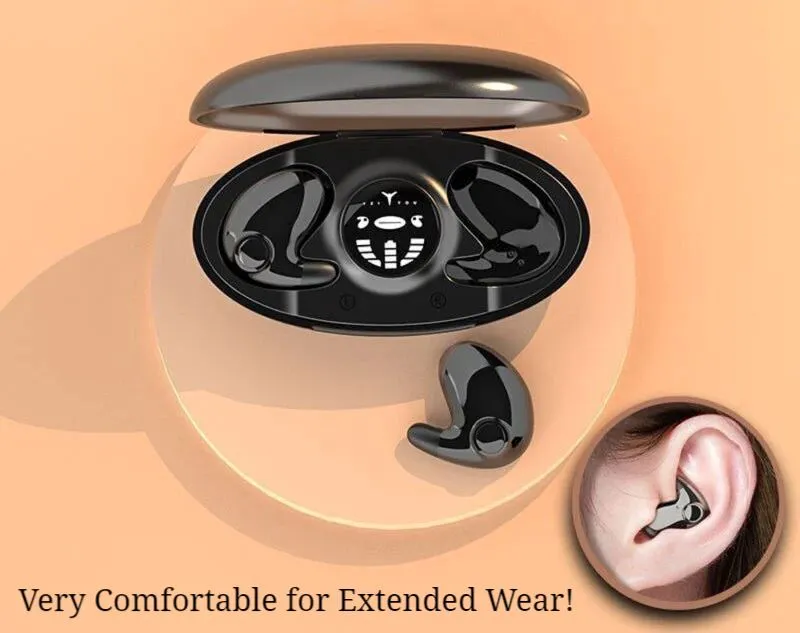 SMAXPro™ Sleep Invisible Bluetooth Earbuds: Mic Headset, Waterproof, Mini Wireless Earphones