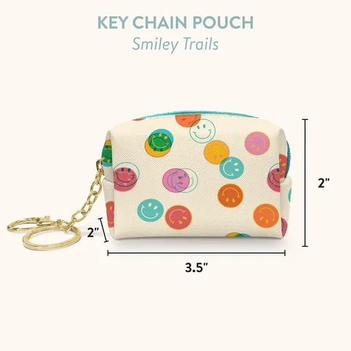 Smiley Trails Key Chain Pouch