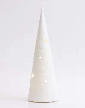 Starry White Porcelain USB Table Top Tree 29cm