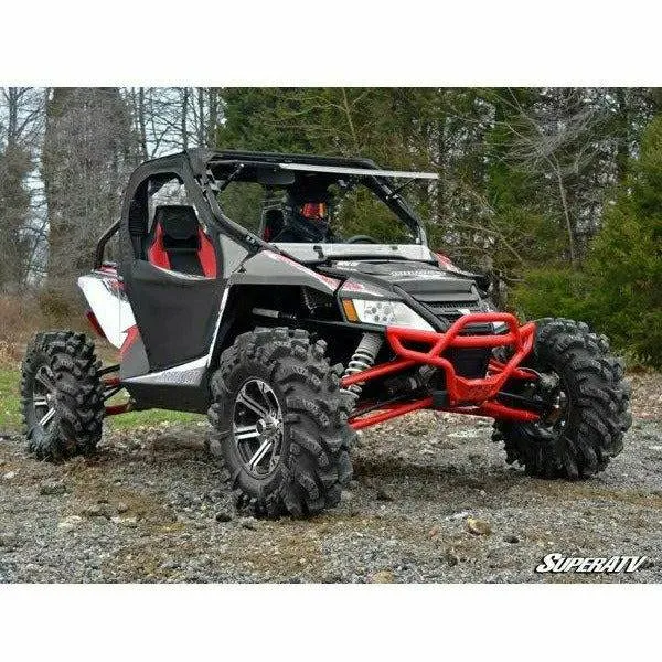 SuperATV Arctic Cat Wildcat Scratch Resistant Flip Windshield