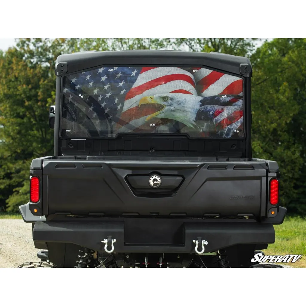 SuperATV Can-Am Defender Rear Windshield