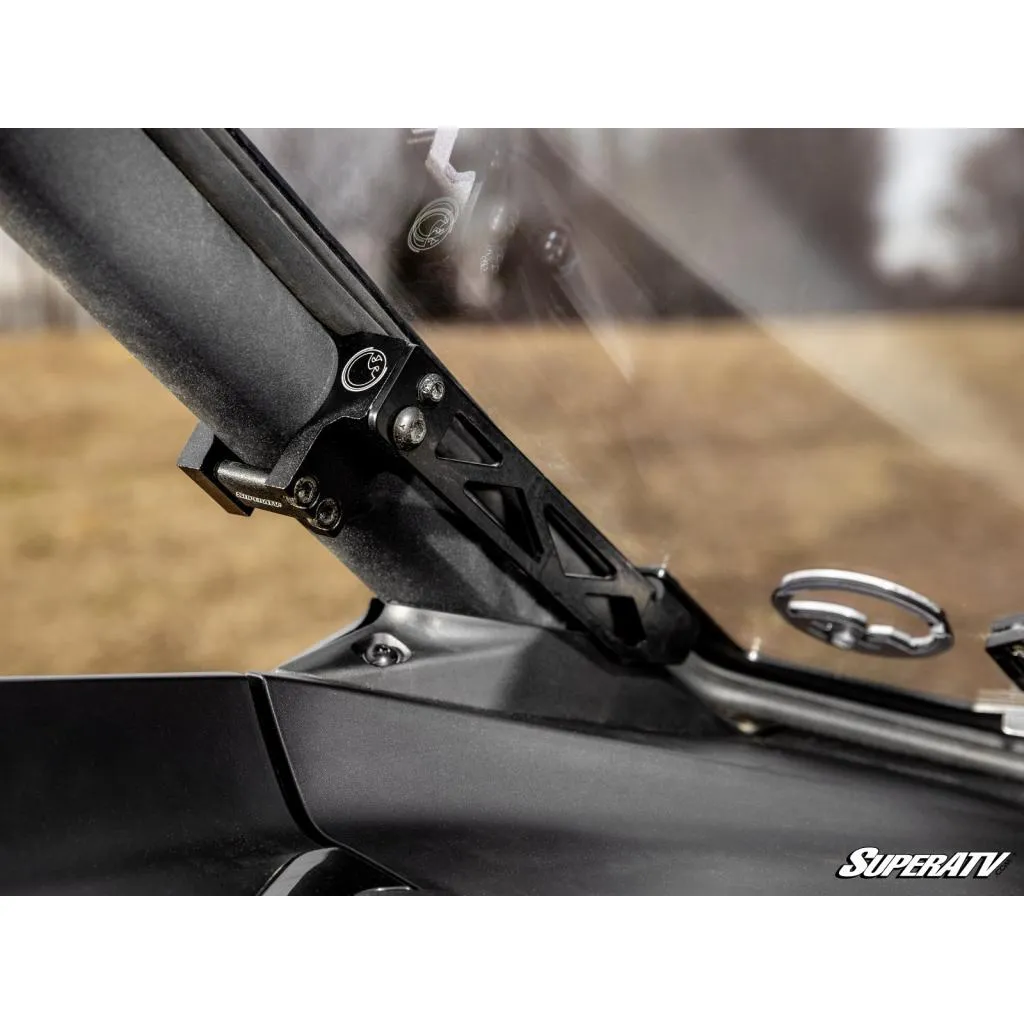 SuperATV Can-Am Maverick R Scratch-Resistant Vented Full Windshield