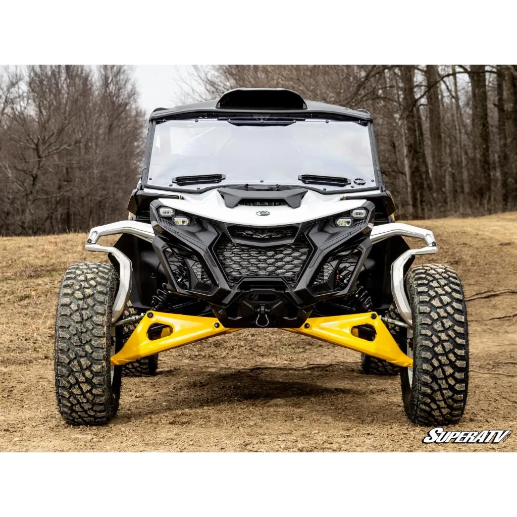 SuperATV Can-Am Maverick R Scratch-Resistant Vented Full Windshield