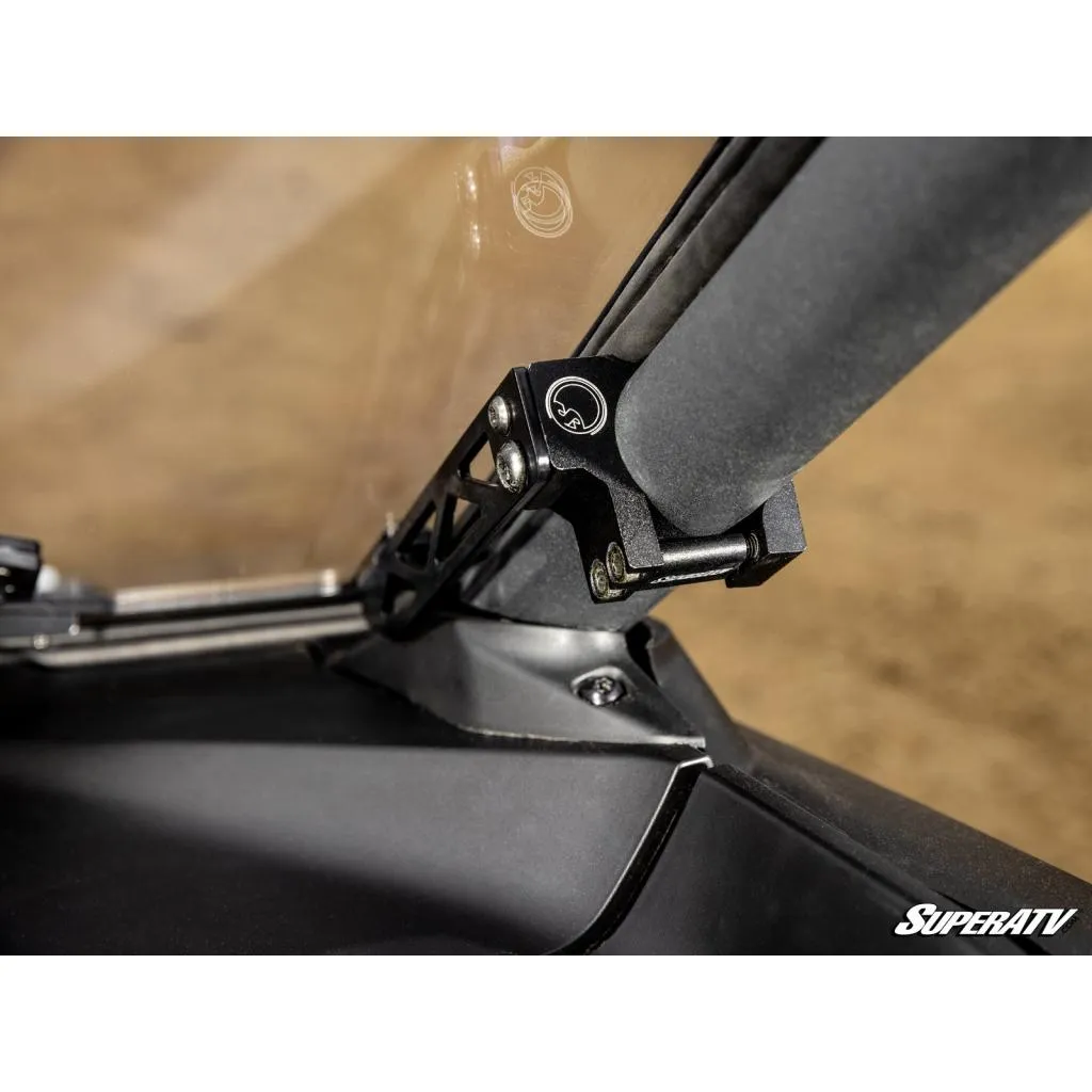 SuperATV Can-Am Maverick R Scratch-Resistant Vented Full Windshield