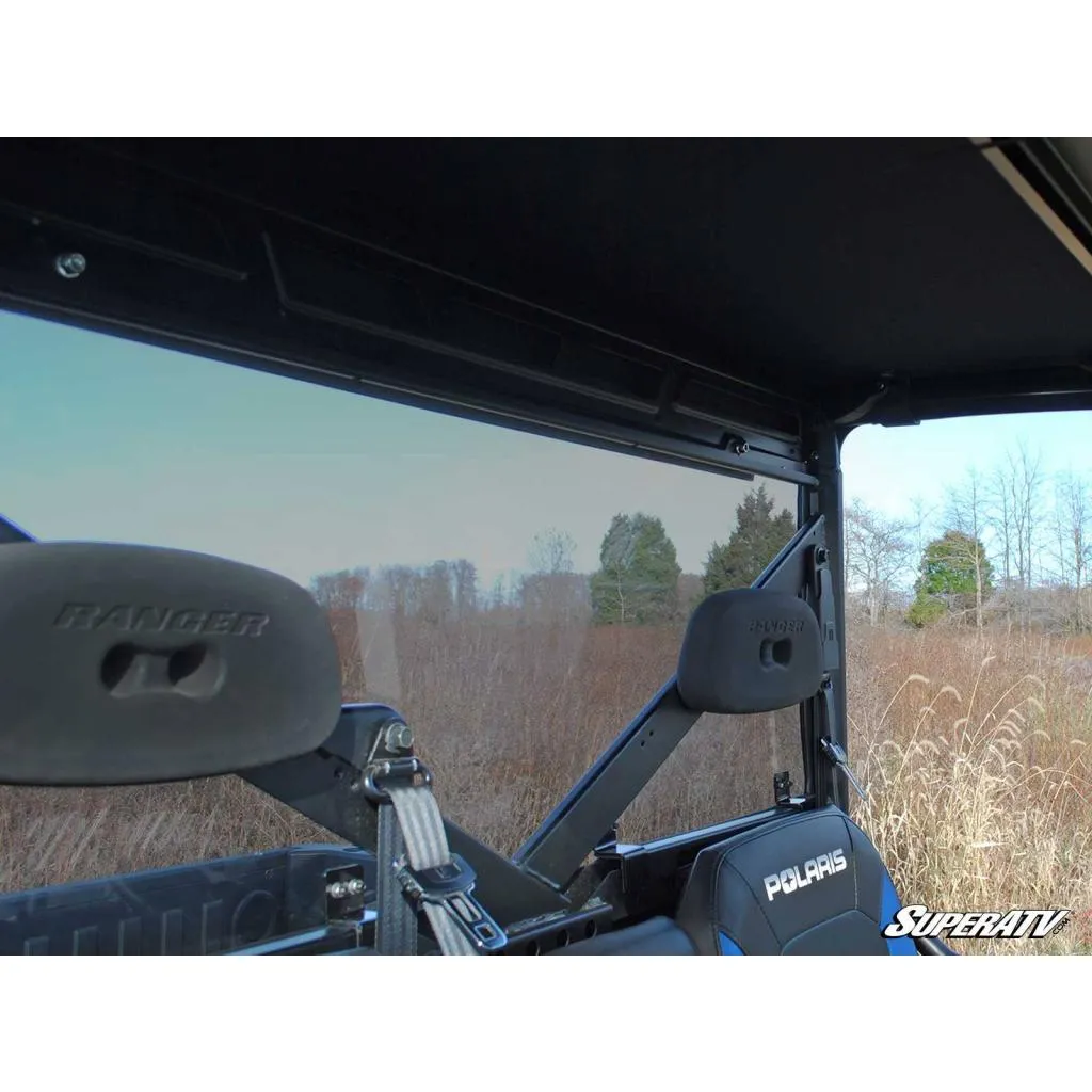 SuperATV Polaris Ranger 1000 Standard Rear Windshield w/ Light Tint