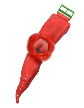 Swatch Vintage POP Alfred Hofkunst Red Chili Pepper Limited Edition Novelty Watch