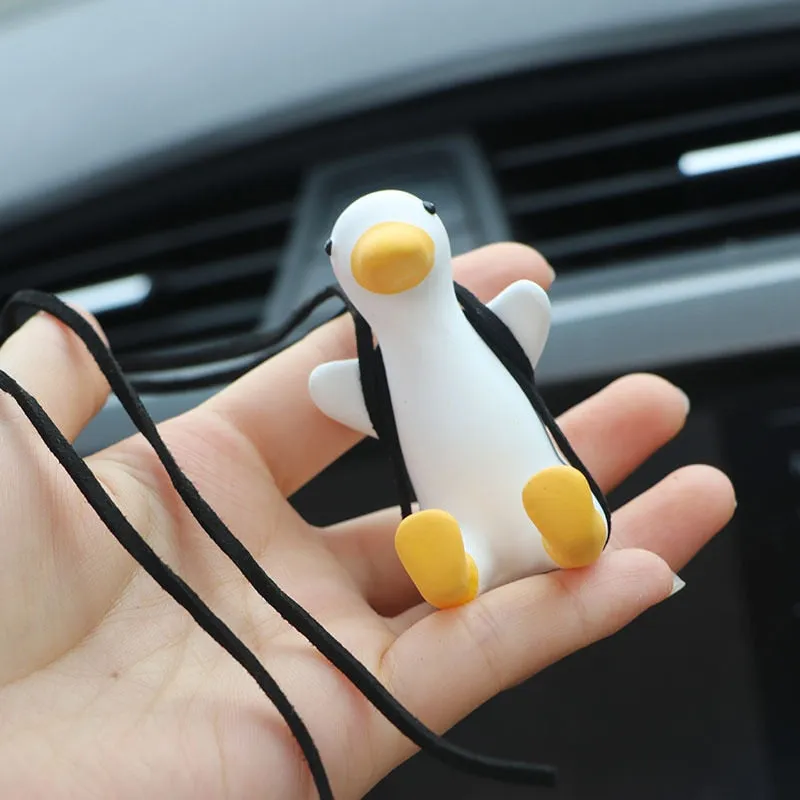 Swinging Duck Car Mirror Ornament