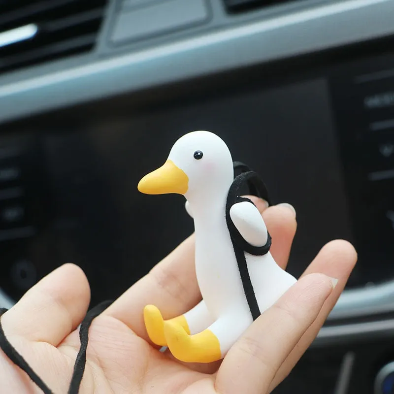 Swinging Duck Car Mirror Ornament