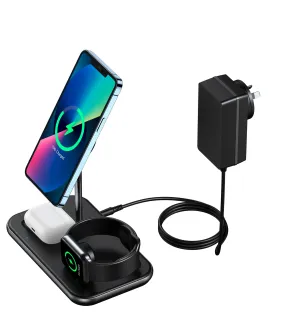 T589-F Choetech 3-in-1 Magnetic Wireless Charging Stand