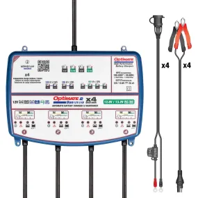 TecMate - OptiMATE 2 Duo x 4 BANK