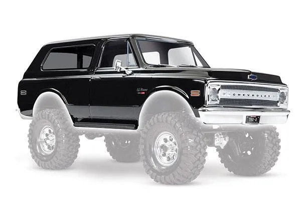 Traxxas 9112X Body Chevrolet Blazer (1969) complete (black) (includes grill side mirrors door handles windshield wipers front & rear bumpers decals)