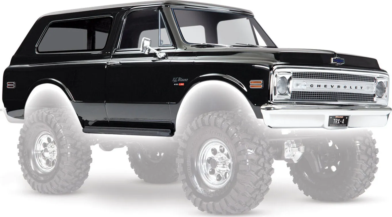 Traxxas 9112X Body Chevrolet Blazer (1969) complete (black) (includes grill side mirrors door handles windshield wipers front & rear bumpers decals)