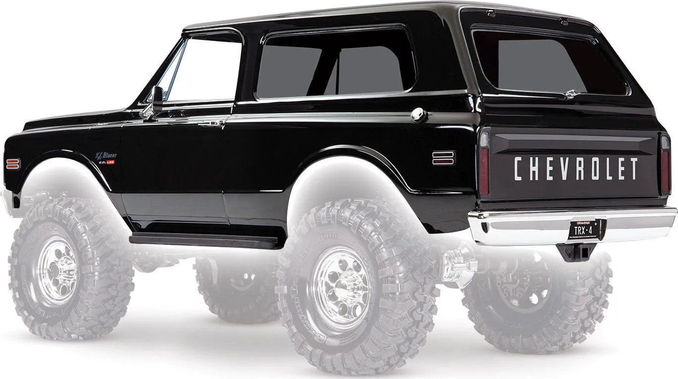 Traxxas 9112X Body Chevrolet Blazer (1969) complete (black) (includes grill side mirrors door handles windshield wipers front & rear bumpers decals)