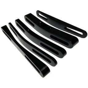 Triple X Seat Back Spacer Kit - Black