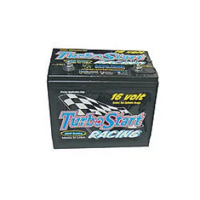 Turbo Start AGM Battery 16 V 550 Cranking Amps Top Post Screw" Terminals - 10.172" L x 9.250" H x 6.375" W