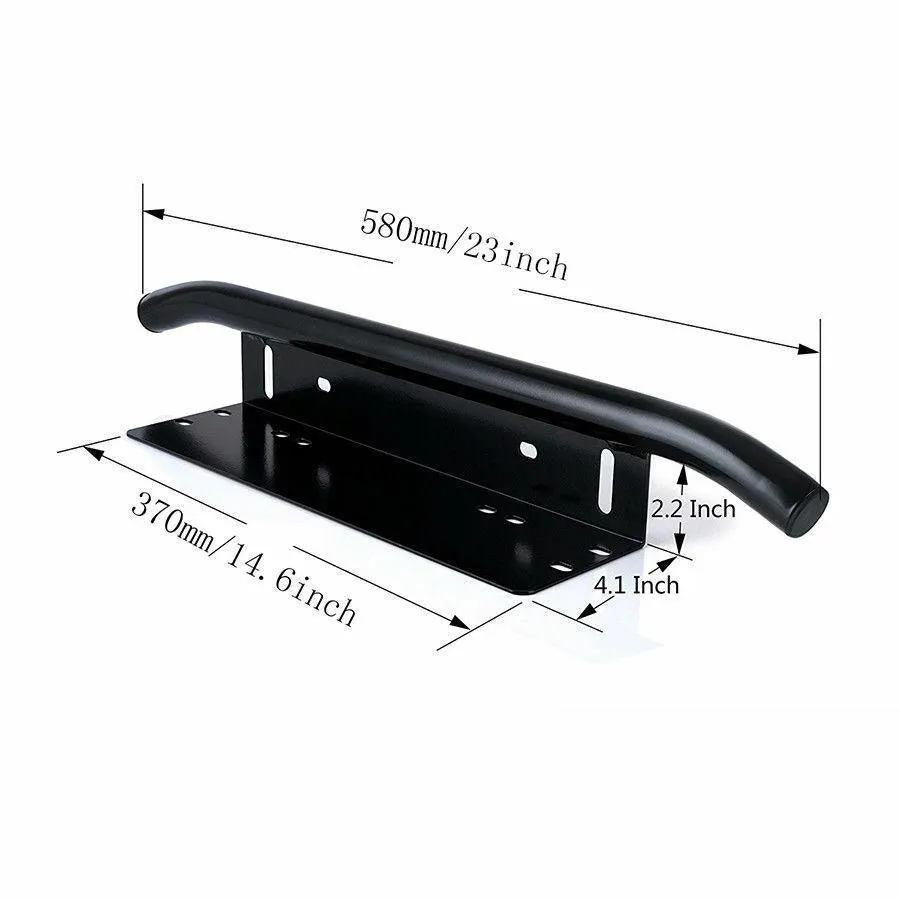 Universal Front Bumper License Plate Mount Holder